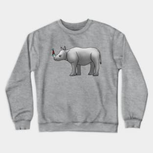 Party Rhino Crewneck Sweatshirt